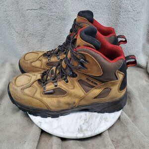 Red Wing Shoes Mens Size 11.5 Brown Leather 6674 Safety Toe 6674 Hiking Boots